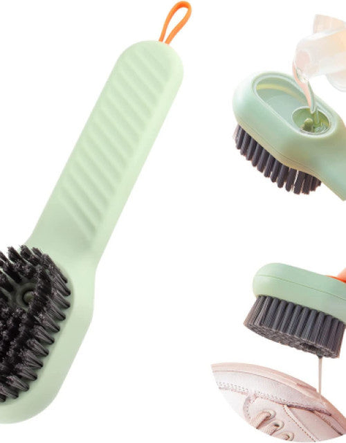 Multifunctional Liquid Shoe Cleaning Brush with Soap Dispenser